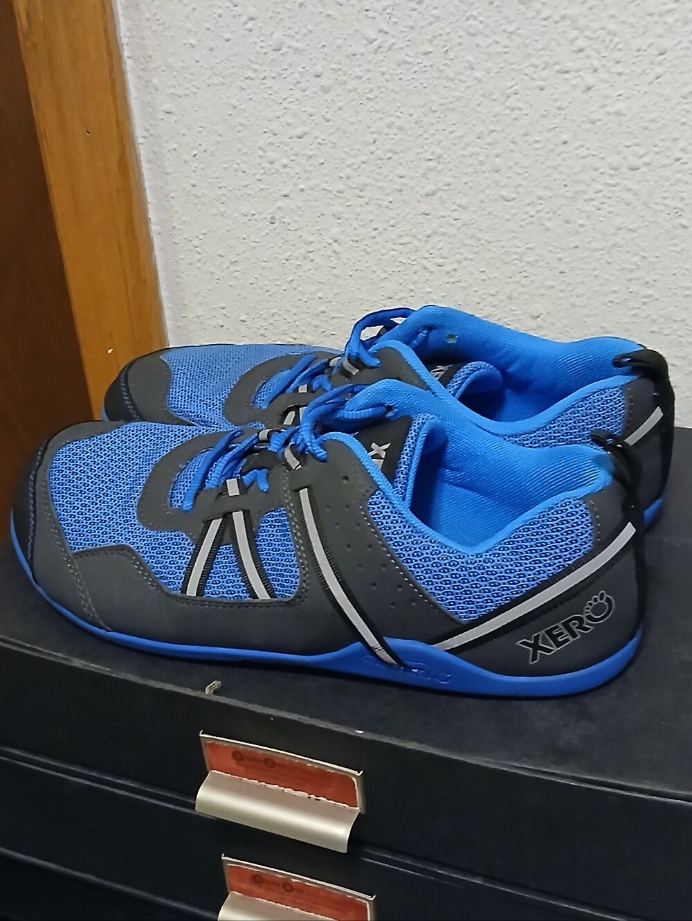 Xero Shoes Men's Prio Barefoot Running Shoes - Blue/Gray - Size 10 US (43 EUR)